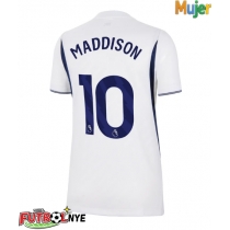 Camiseta Tottenham Hotspur James Maddison #10 Primera Equipación para mujer 2026-27 manga corta